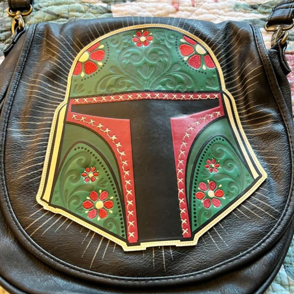 Star Wars Disney Boba Fett Crossbody Bag Purse 👜 Loungefly